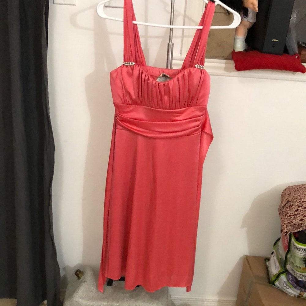 Speechless Women’s Satin Coral dress
